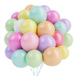 Pastel Balloons 70pcs Birthday Party Decorations for Girls Women Party Latex Ballons Baby Shower Birthday Christmas Thanksgiving Party Graduation Wedding for Men Kids Baby