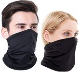 Self Pro Face Mask (3-Pack) Protection from Dust, UV & Aerosols - Reusable Washable Neck Gaiter Balaclava, Bandana Face Cover UPF50++