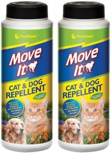 Dog & Cat Repellent Granules 2PK – Natural Non-Toxic Outdoor Pet Deterrent for Gardens Lawns Bins–Safe Protection from Fouling Scratching Digging–Ideal for Dog Cat Training & Behaviour Control 240gx2