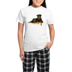 CafePress Rottweiler Women's Light Pajamas Women's Novelty Cotton Pyjama Set, Comfortable PJ Sleepwear