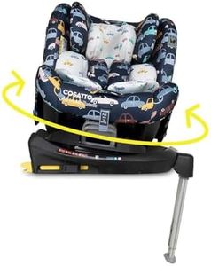 Cosatto All in All Rotate 360° Swivel Spin Car Seat - Group 0+123, 0-36 kg, 0-12years, ISOFIX, ERF, Anti-Escape (Beep Beep)