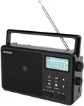 Retekess TR638 AM FM Radio Portable, Shortwave Radio, External Antenna Jack, Adjustable Display, Timer Switch, USB Micro SD, Digital Radio for Home