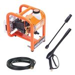 Evolution Power Tools Evo-System Pressure Washer Jet Wash For Use With Engine, Built-In Detergent System, Lance, Adjustable Nozzle & 6 Meter Hose Included, 175 Bar Pressure