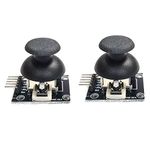 Super Debug 2PCS Joystick Breakout Module Shield PS2 Joystick Game Controller XY Dual-axis Compatible with Arduino Raspberry Pi