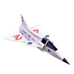 Vortex-RC Kid Ft-Viggen Lasercut Foam Board, Edf Trainer, Jet Like Performance Radio Control Plane Kit (White)