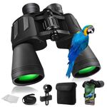 20x50 High Power Binoculars for Adults, HD Waterproof Binoculars with BAK4 Prism & FMC Lens, Portable Binoculars Telescope for Bird Watching Hunting Football and Concerts