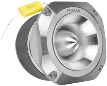 PRV AUDIO TW700Ti-CR Super Tweeter, 4" Titanium Bullet Super Tweeter 8 Ohm Chrome, 1.5" VC Pro Audio High Frequency Driver, 107dB 240 Watts, Built-in Polyester Capacitor (Single)