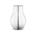 Georg Jensen Cafu Medium Vase - Mirror Polished Stainless Steel - Designed by HolmbäckNordentoft - Luxury Flower Holder - H 30.0 cm x D 20.5 cm