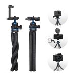 Kreo 33 Cm Gopod gorilla tripod stand for mobile phone and camera tripod for video recording gorilla tripod for mobile vlogging travel tripod