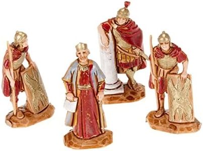 Rey Herodes con Soldados Romanos 4 pz. Moranduzzo 3.5 cm.