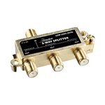 Rocketfish 3-Way Coaxial Splitter - Cable, Satellite & Antenna Splitter - Corrosion-Resistant & Gold-Plated Coaxial Cable Splitter - Durable Coaxial Cable Splitter for Reliable Signal Transfer