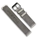 Stainless Steel Mesh Milanese Watch Strap Bracelet Silver Buckle Shark Band New (18mm)