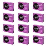 Vocalzone Throat Pastilles Blackcurrant Sugar Free 12 Packs 24- for Sore Throats and Hoarseness When Overusing Your Voice. Produced and Sold in The United Kingdom Since 1912