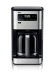 Braun KF5650BK Pure Flavor Coffee Maker, 14 cup, Black