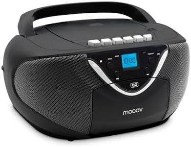 Metronic Auxiliaire Stéréo 477131 Radio CD MP3 avec Lecteur Enregistreur Cassette