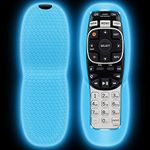 Protective Case for DirecTV RC73 Remote Control, Silicone Cover Shock Proof Remote Controller Skin Sleeve Replacement Protector Compatible with DirecTV RC70, RC70H, RC71, RC71H, RC72, RC73B(Glow Blue)