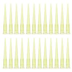 ONiLAB Pipette Tips 200 UL 1000 PCS Clear Yellow Laboratory Universal Plastic Liquid Pipettor Tips Polypropylene (PP) Autoclavable, 200 uL(1000PCS)
