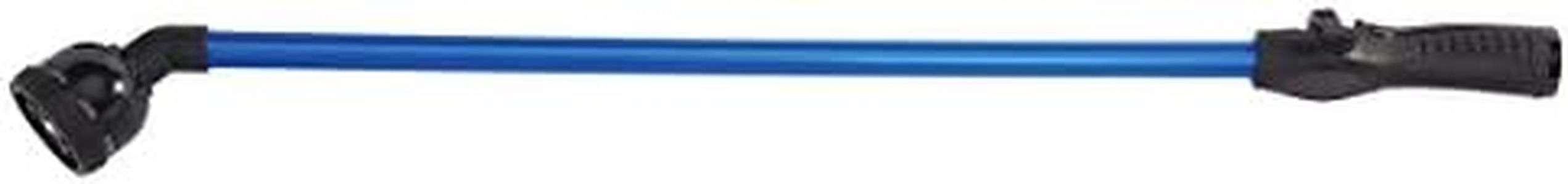 Dramm Rain Select Rain Wand – 9-Pattern Adjustable Spray Head with One Touch Thumb Valve – 30 Inches Long, Blue
