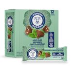 Hungry Buddha Bars - Plant Based Protein Bars - Vegan Nutrition Bars - Low Sugar Healthy Snacks - Gluten Free Snack Bars - Peanut Free - Protein Bar - Keto Bar - 12 Count [Mint Chip]