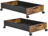 FOUCSSOMEI Under Bed Storage with W