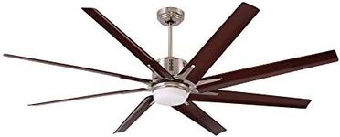 Emerson CF985LBS Aira Eco 72-inch Modern Ceiling Fan, 8-Blade Ceiling Fan with LED Lighting and 6-Speed Wall Control