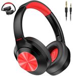 Qaekie Hybrid Active Noise Cancelling Headphones - 2024 Upgraded Wireless Over Ear Bluetooth Headphones,100H Playtime,Hi-Res Audio,Deep Bass Noise Cancelling,Comfortable Ear Cup for Travel/Home/Office