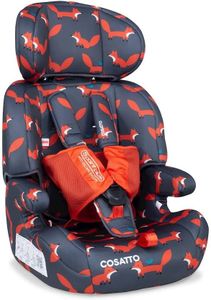 Cosatto Zoomi Group 1/2/3 Car Seat, 9-36kg – Charcoal Mister Fox