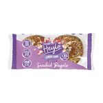 Heylo Keto Bagels - 2 Packs of 2x Bagels | Seeded Low Carb Protein Bagels - Keto Bagels - Keto Bread - Low Carb Bread - Keto Snacks - Keto Food | 1.4g Carbs, 24g of Protein per Bagel