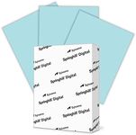 Springhill 8.5” x 11” Blue Colored Cardstock Paper, 67lb Vellum Bristol, 147gsm, 250 Sheets (1 Ream) – Premium Lightweight Cardstock, Vellum Printer Paper with Textured Finish – 026000R