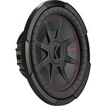 Kicker 48CWRT124 12-Inch CompRT 4-Ohm Dual 500 (Watts RMS) 1000 (Watt Peak) Voice Coil Design Subwoofer