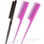 3 Pieces Hair Teasing Comb Set Incl