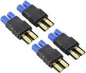 FLY RC 4pcs EC3 Losi to TRX Traxxas Connector Adapter for Revo LiPO Battery