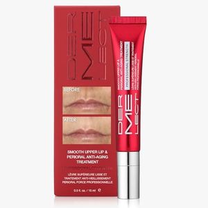 Dermelect Smooth Upper Lip Professional - Anti Aging Cream with Hyaluronic Acid, Collagen, Retinol, Brightening & Smoothing Treatment for Lip Lines, Smile Lines, Discoloration, Lipstick Bleeding 0.5 oz