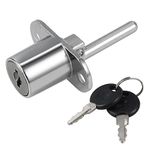 Sourcingmap 19mmx20mm Cylinder Cabinets Drawer Lock W Key, Keyed Different