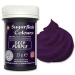 Sugarflair Spectral Deep Purple Food Colouring Paste, Highly Concentrated Food Colouring for Buttercream, Sugar Paste, Royal Icing, Cake Mixes and More! Vibrant Colour Food Dye - 25g