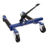 PeakTow PTT0111 Heavy-Duty 1250 LB 12” Self-Loading Car Vehicle Tire Wheel Dolly Positioning Jack with Ratcheting Foot Pedal 1PK