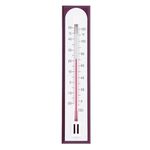 Accurate Room Thermometer For Use As Room Temperature Thermometer Monitor In The Home Office Garden or Greenhouse Easily Wall Mounted Indoor Outdoor (Burgundy)