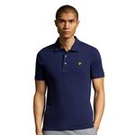 Lyle & Scott Mens Plain Polo Shirt Reminder, Navy blue, 4XL