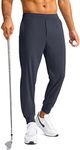 Men's Golf Joggers Pants with Zippe