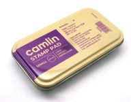 Patel Enterprise Camlin Stamp Pad, Large Size, Long Lasting Impression, Large Violet Blue Colour (Size : 15.7cm x 9.6cm) for Sharp Footprint, Ideal for Marking Documents (Pack of 1)
