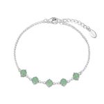 Philip Jones Green Aventurine Gemstone Bracelet