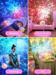 PIKOY Galaxy Projector Lava Lamp – LED Night Light for Bedroom
