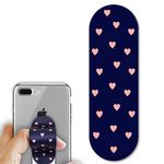 Regor Tabletop Finger Grip & Mobile Holder Mobile Stand Phone Holder for Hand & Mobile Back Holder Grip Great for Selfie & Works as iPhone Stand & Android Phone Stand - Hearts