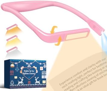 Neck Light for Reading in Bed at Night, Back to School Supplies College Dorm Essential Reading Light,Knitting Accessories Sewing Supplies Birthday Gifts for Women Mom Wife Nurse Gifts for Teen Girls