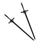 2Pcs Sword Shaped Hair Chopsticks for Women Chinese Hair Sticks Hair Sticks for Long Hair Gothic Hair Accessories for Women