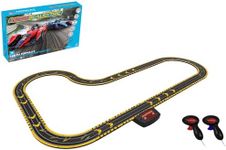 Micro Scalextric Car Race Track Sets for Kids Age 4+ - Formula E Track Builder Construction Set, Battery Powered Car Track, Slot Cars Kids' Play Vehicles - Mini Toy Racing Tracks for Boys