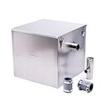 Commercial Grease Trap 5Kg Interceptor 33 Litre Volume Stainless Steel for Takeaway Restaurant