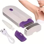 Women Laser Rechargeable Epilator Remover Smooth Touch Hair Removal Instant Pain Free Razor Sensor- Light Technology Hair Remove (Color : White Medium Packing Box)