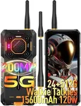 Ulefone Armor 26 Ultra 5G Rugged Phone Unlocked, Walkie Talkie Rugged Smartphone, 200MP+64MP+50MP, 3.2X Zoom Lens, 24+512GB 15600mAh/120W Flash Charging, 6.78” 120Hz 121dB Speaker NFC/GPS celulares