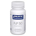 Pure Encapsulations - P5P 50 - Activated Vitamin B6 - Pyridoxal-5'-Phosphate Tiredness and Fatigue Supplement - 60 Capsules